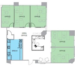 7676 Hazard Center Dr, San Diego, CA à louer Plan d’étage- Image 1 de 1