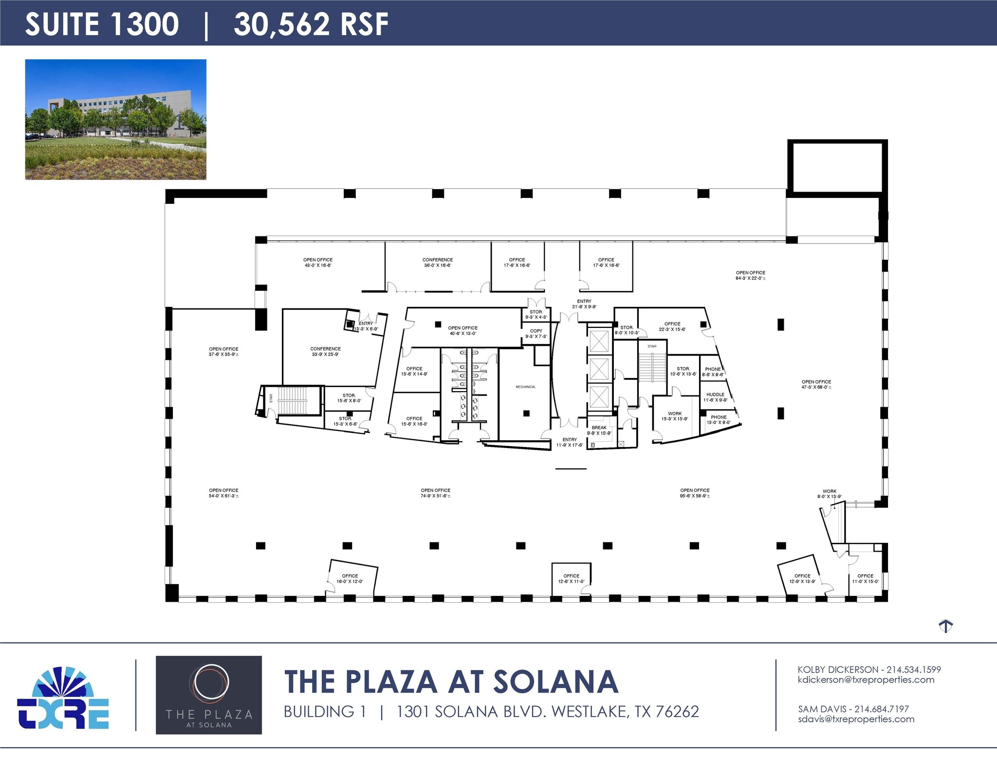 1301 Solana Blvd, Westlake, TX for lease Floor Plan- Image 1 of 1