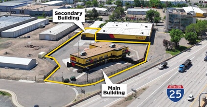 5700 Lincoln Dr, Denver, CO - Aerial map view