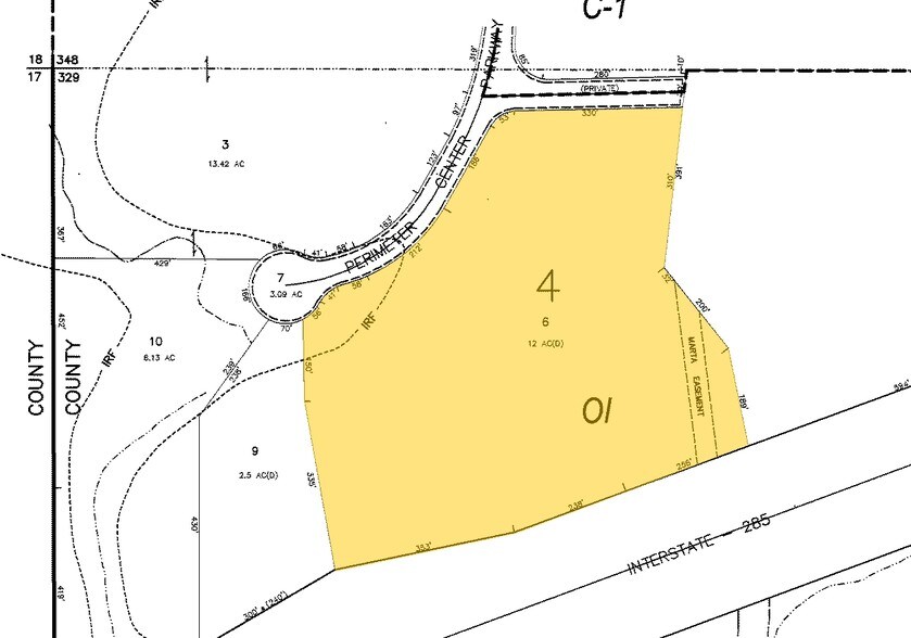 246 Perimeter Center Pky NE, Atlanta, GA à vendre - Plan cadastral - Image 2 de 6