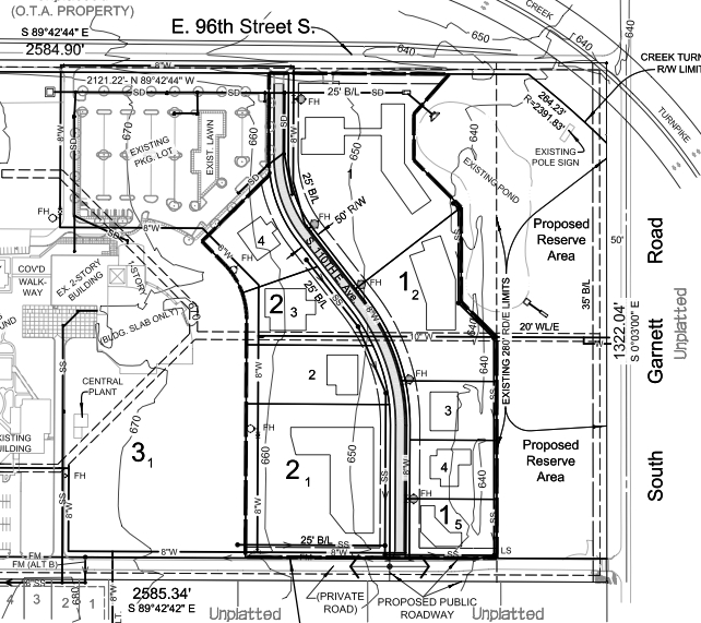 SW/C Creek & Garnett Rd, Tulsa, OK à vendre - Plan cadastral - Image 3 de 3