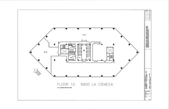 9800 S La Cienega Blvd, Inglewood, CA à louer Plan d’étage- Image 1 de 1