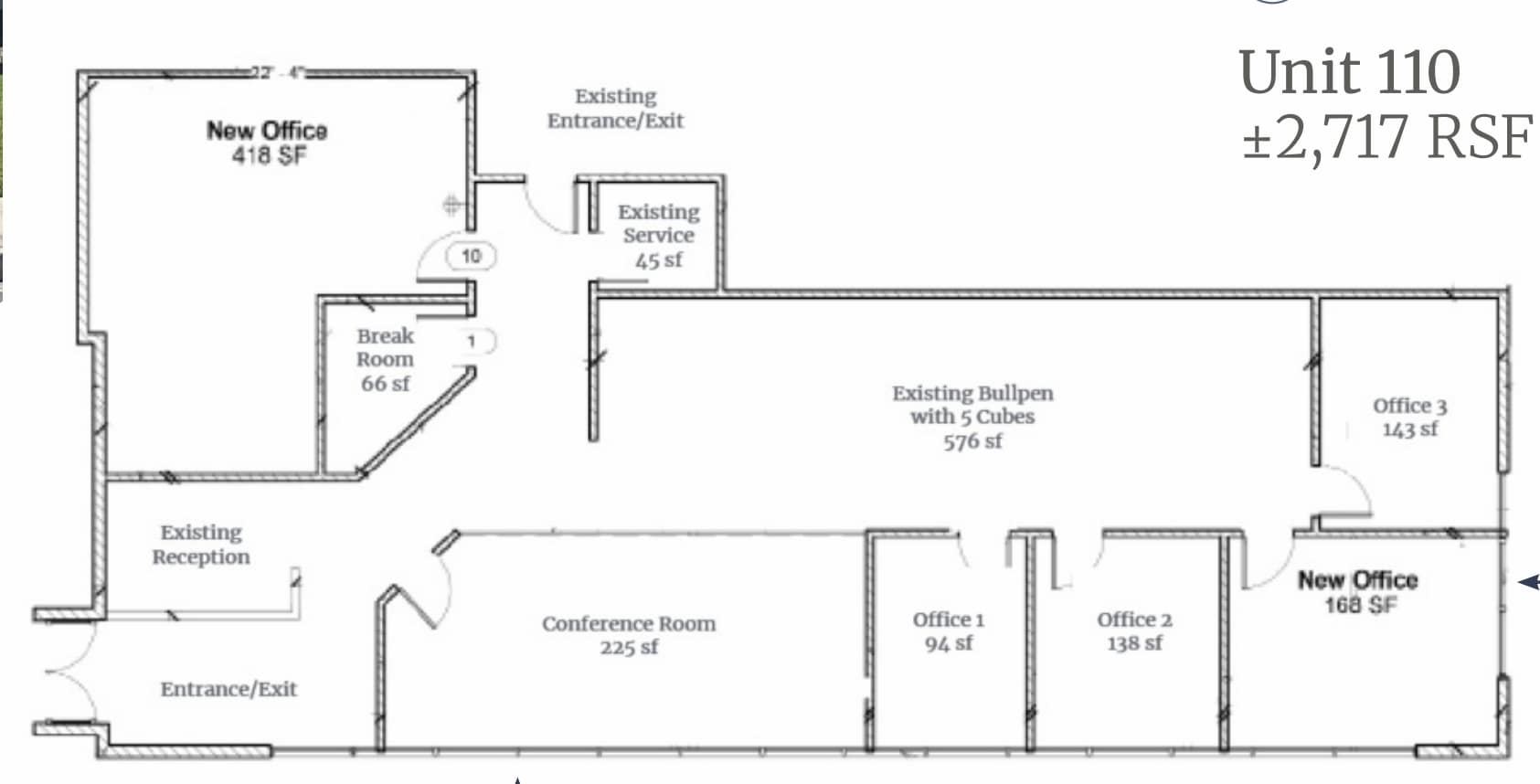 2633 E Indian School Rd, Phoenix, AZ à louer Plan d’étage- Image 1 de 1