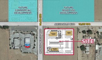 Plus de détails pour SEC Moreno Beach & Alessandro Blvd, Moreno Valley, CA - Vente au détail à louer