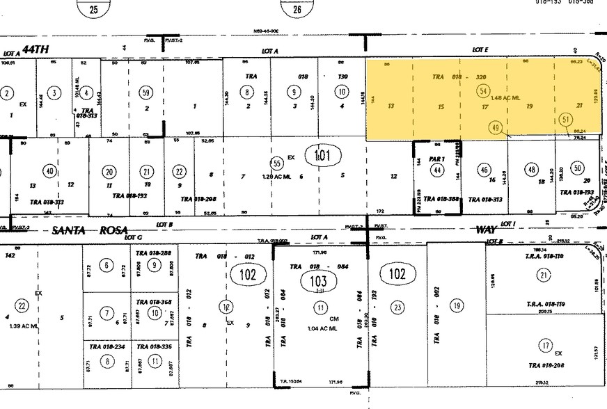 73733 Fred Waring Dr, Palm Desert, CA à louer - Plan cadastral - Image 3 de 15