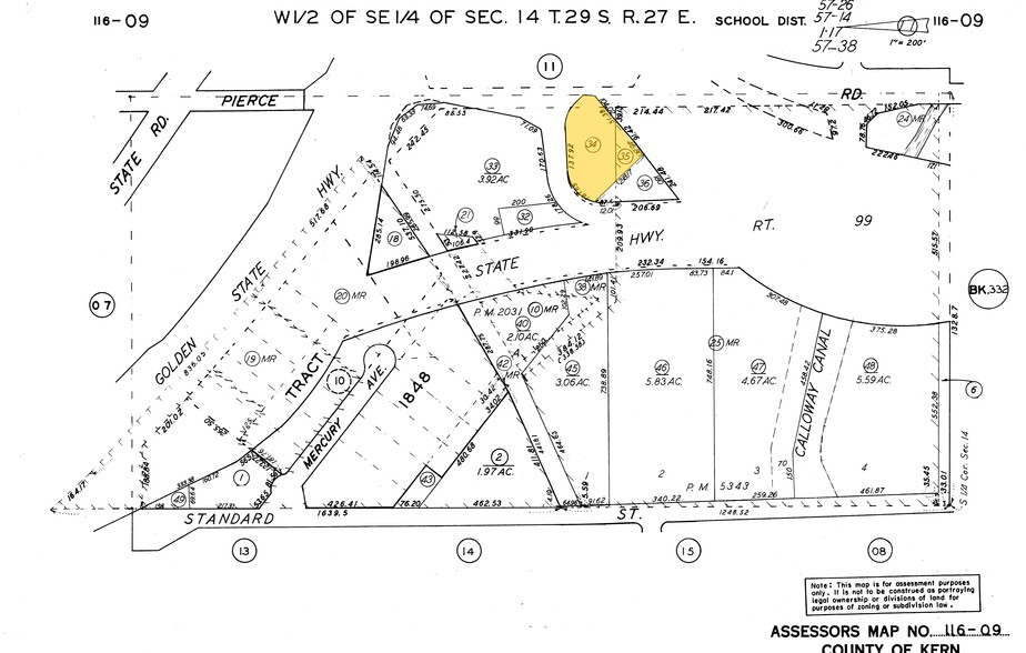 4475 Buck Owens Blvd, Bakersfield, CA à louer - Plan cadastral - Image 2 de 6