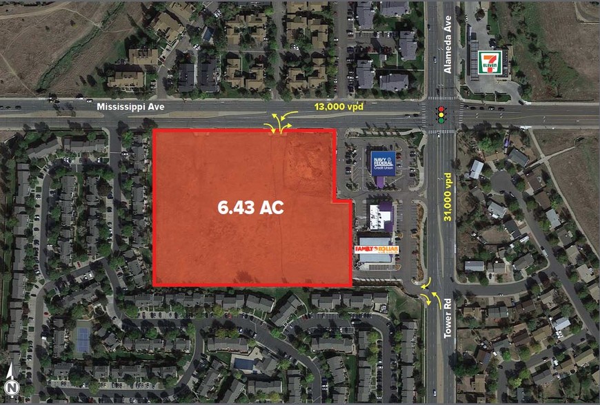 Tower Rd, Aurora, CO for sale - Site Plan - Image 1 of 1