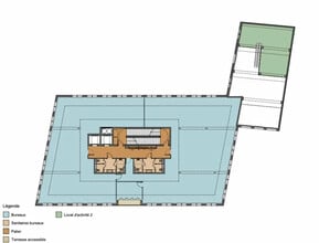 Flex dans Villeurbanne à louer Plan d’étage- Image 2 de 8