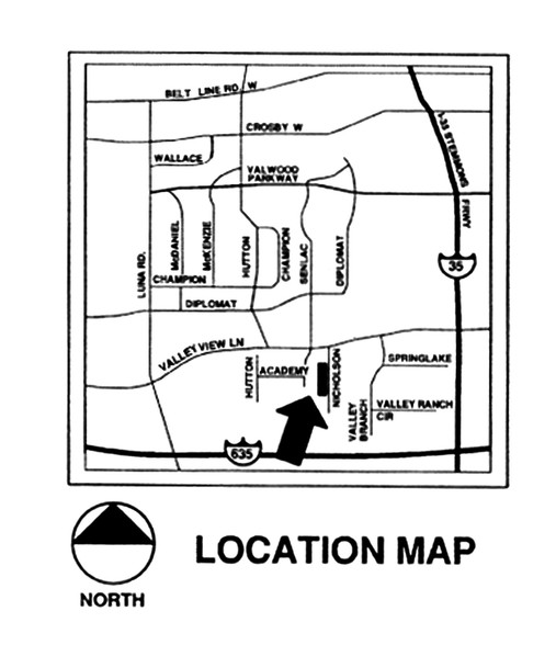 12901 Nicholson Rd, Dallas, TX à louer - Plan de site - Image 2 de 8