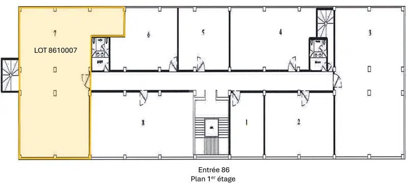 Retail in Ris-Orangis for lease Floor Plan- Image 1 of 3