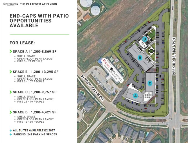 Peek Rd & Elyson Falls Dr, Katy, TX for lease - Aerial - Image 2 of 2