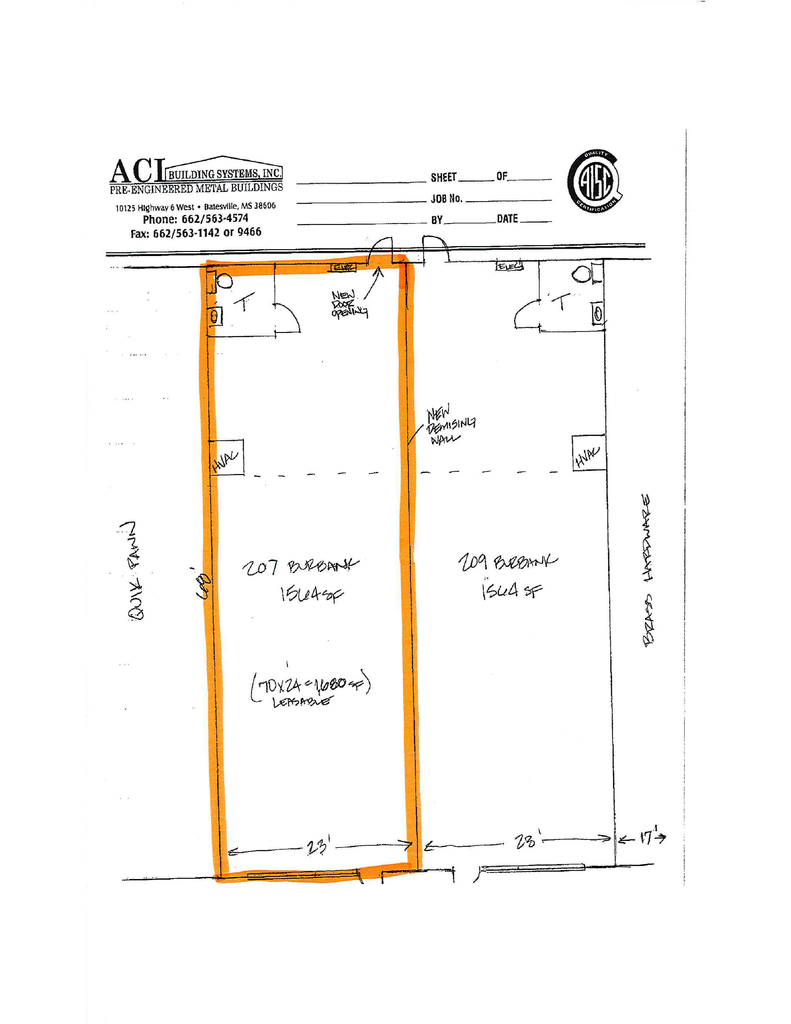 201-217 N Burbank Dr, Montgomery, AL for lease Site Plan- Image 1 of 1