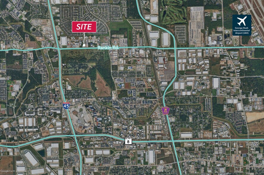 537 Rankin Rd, Houston, TX à louer - Aérien - Image 3 de 4