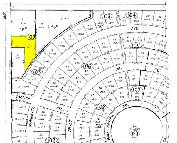 17517 S 80th Ave, Tinley Park, IL à louer - Plan cadastral - Image 2 de 3