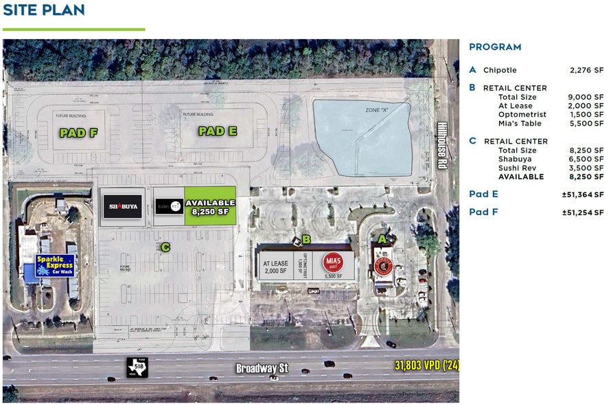 8809 Broadway St, Pearland, TX for lease - Building Photo - Image 2 of 2