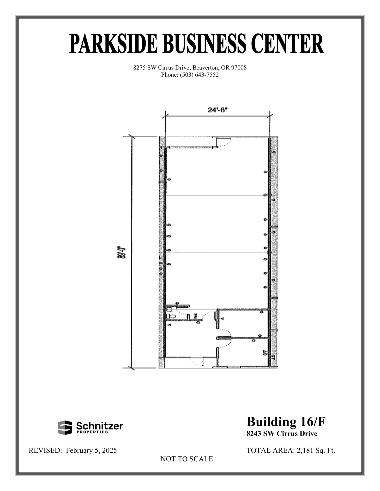 8362-8380 SW Nimbus Ave, Beaverton, OR for lease Site Plan- Image 1 of 1