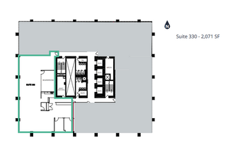 715 5 Av SW, Calgary, AB à louer Plan d  tage- Image 1 de 1