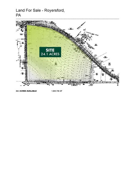 Township Line Road & Buckwalter Rd, Royersford, PA à vendre - Plan de site - Image 2 de 2