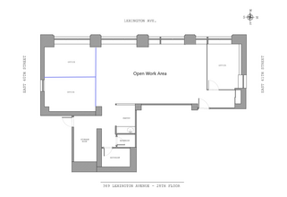 369 Lexington Ave, New York, NY à louer Plan d  tage- Image 1 de 4