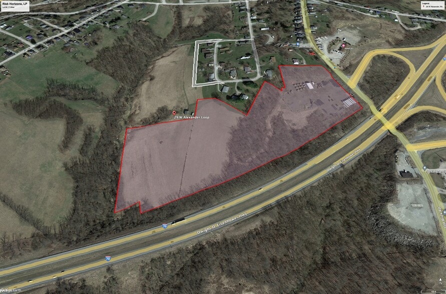 981 Old Brick Rd, West Alexander, PA for sale - Aerial - Image 3 of 15