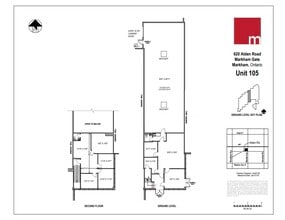 620 Alden Rd, Markham, ON for lease Floor Plan- Image 1 of 1