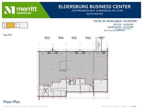 1393 Progress Way, Eldersburg, MD à louer Plan d’étage- Image 1 de 1