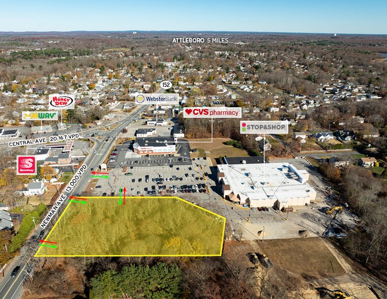 1477 Newman Ave, Seekonk, MA à louer - Aérien - Image 2 de 4