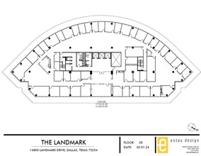 14800 Landmark Blvd, Dallas, TX à louer Plan d’étage- Image 1 de 1