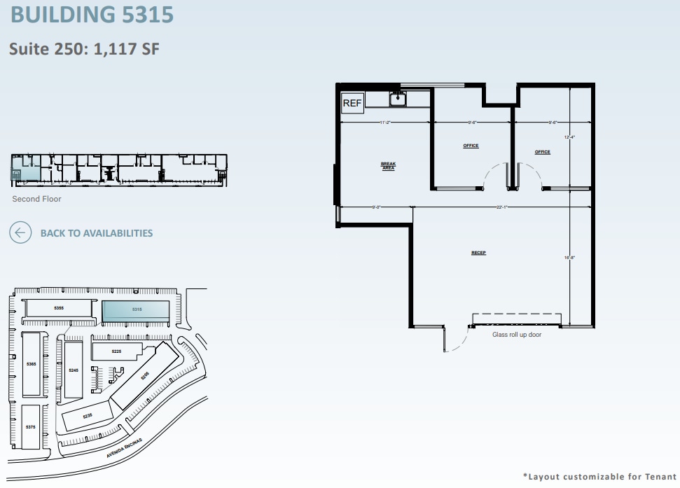 5205 Avenida Encinas, Carlsbad, CA à louer Plan d’étage- Image 1 de 1