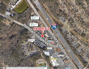 3309-3329 Northside Dr, Macon-Bibb, GA - Aerial map view - Image1
