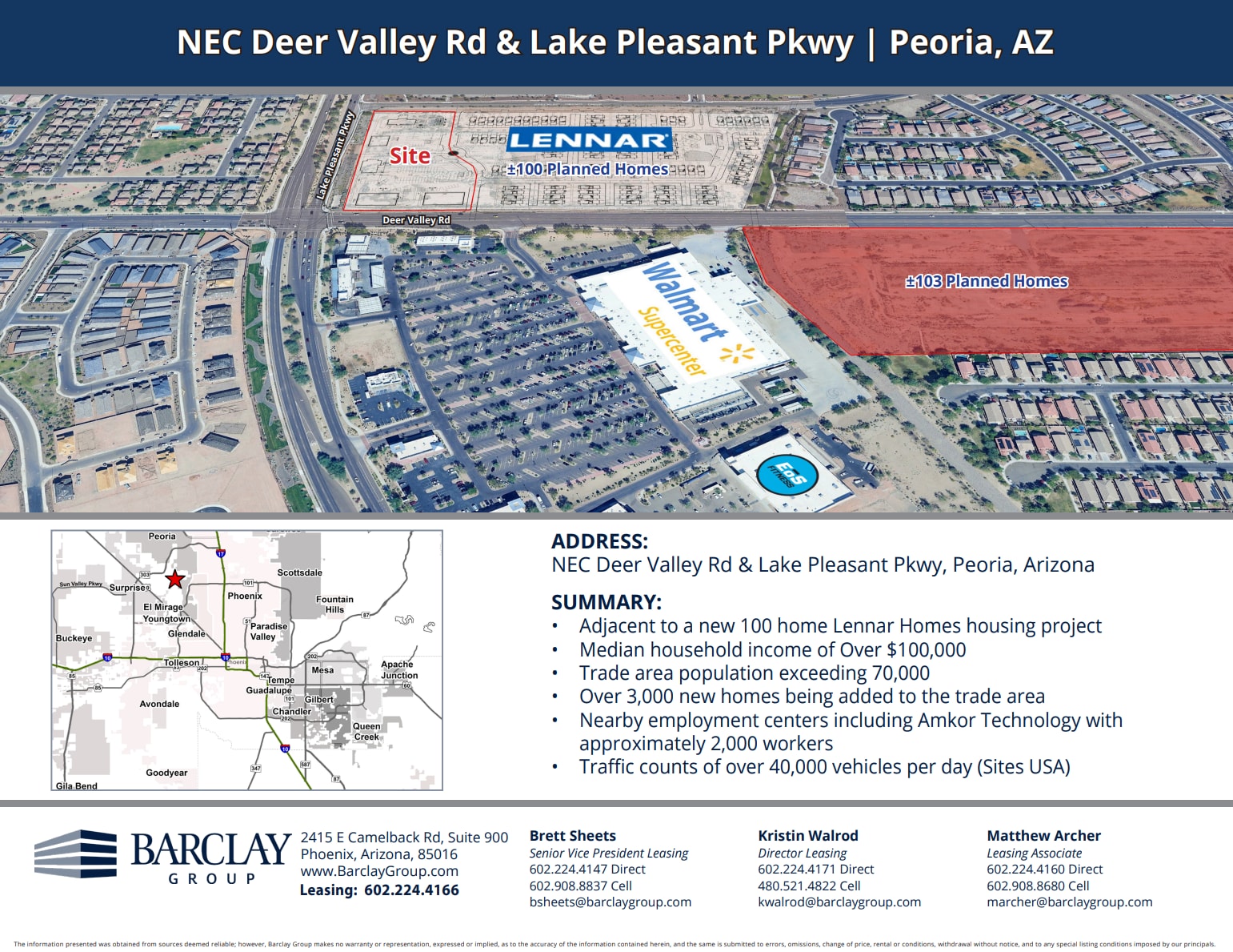 Deer Valley and Lake Pleasant Pkwy rd, Peoria, AZ for lease Building Photo- Image 1 of 2