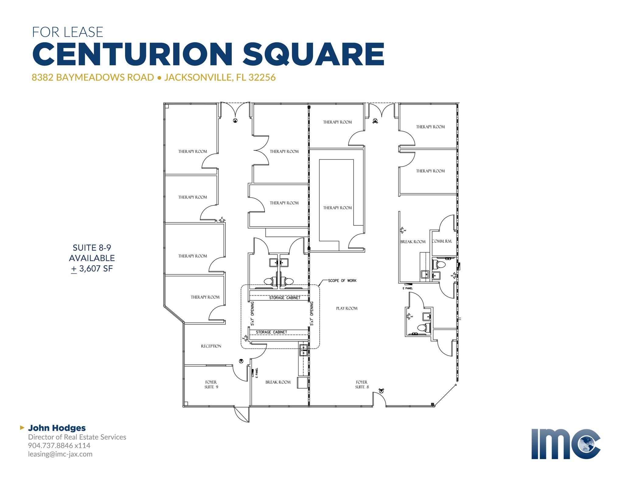 8380 Baymeadows Rd, Jacksonville, FL for lease Floor Plan- Image 1 of 1