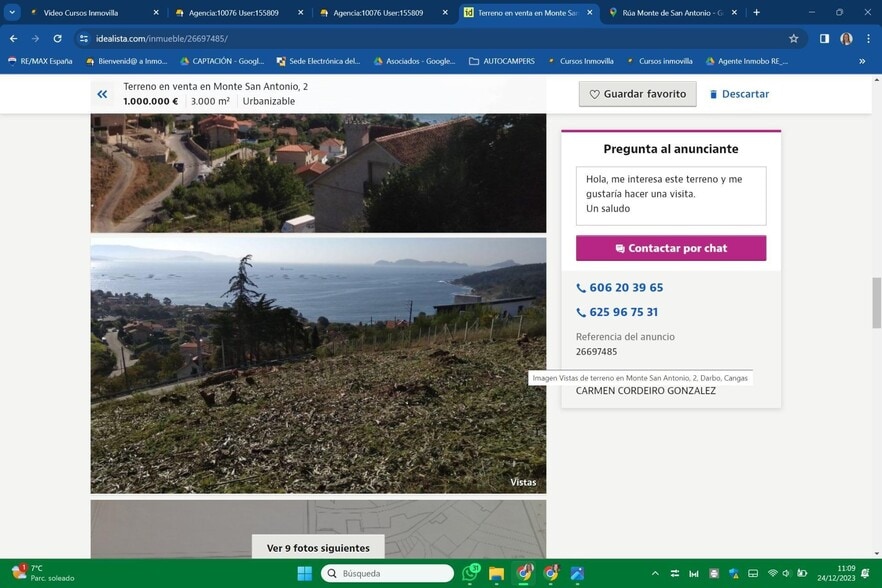 Land in Cangas, Pontevedra for sale - Aerial - Image 3 of 3