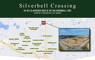 Plus de détails pour M-24 & Silverbell, Orion Township, MI - Commerce de détail à louer
