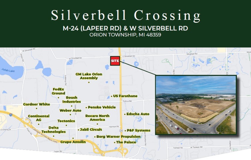 M-24 & Silverbell, Orion Township, MI for lease Building Photo- Image 1 of 2