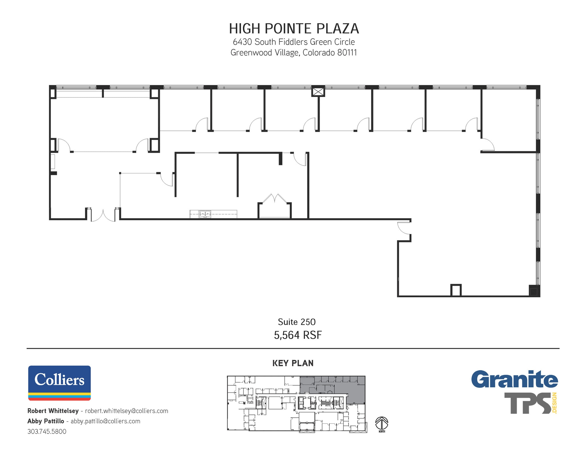 6430 S Fiddlers Green Cir, Greenwood Village, CO for lease Floor Plan- Image 1 of 1