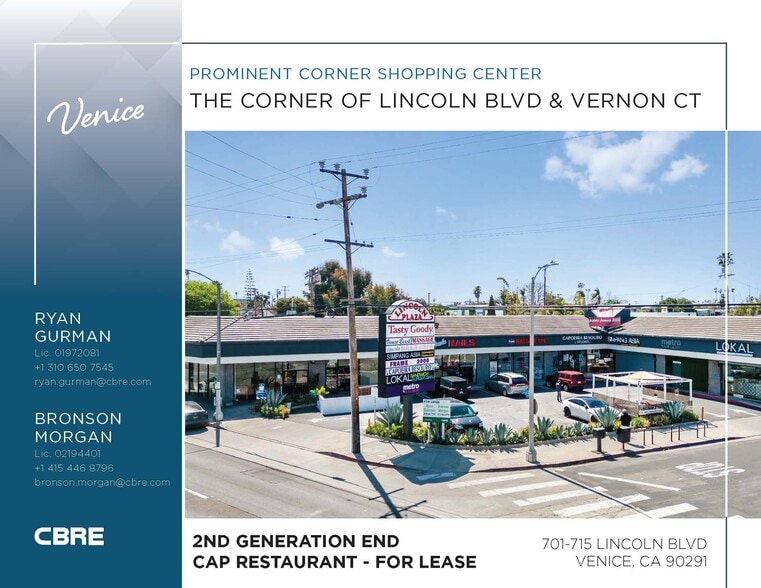 701-715 Lincoln Blvd, Venice, CA for lease - Building Photo - Image 1 of 11