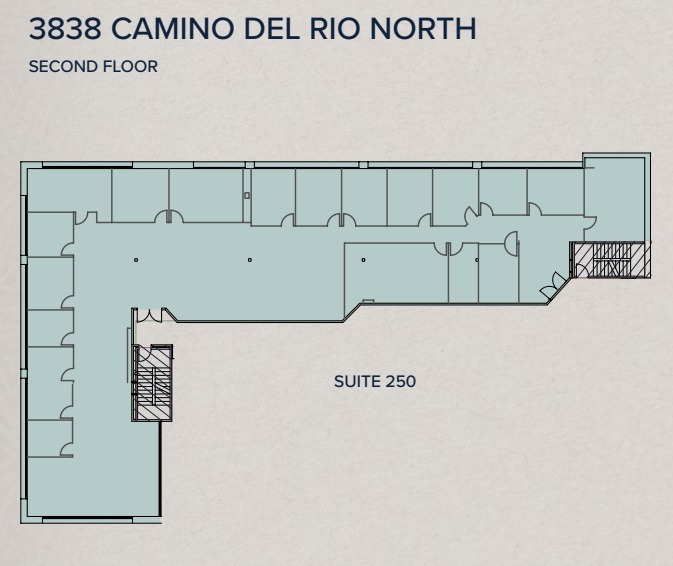 3838 Camino del Rio N, San Diego, CA for lease Floor Plan- Image 1 of 1