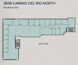 3838 Camino del Rio N, San Diego, CA à louer Plan d’étage- Image 1 de 1