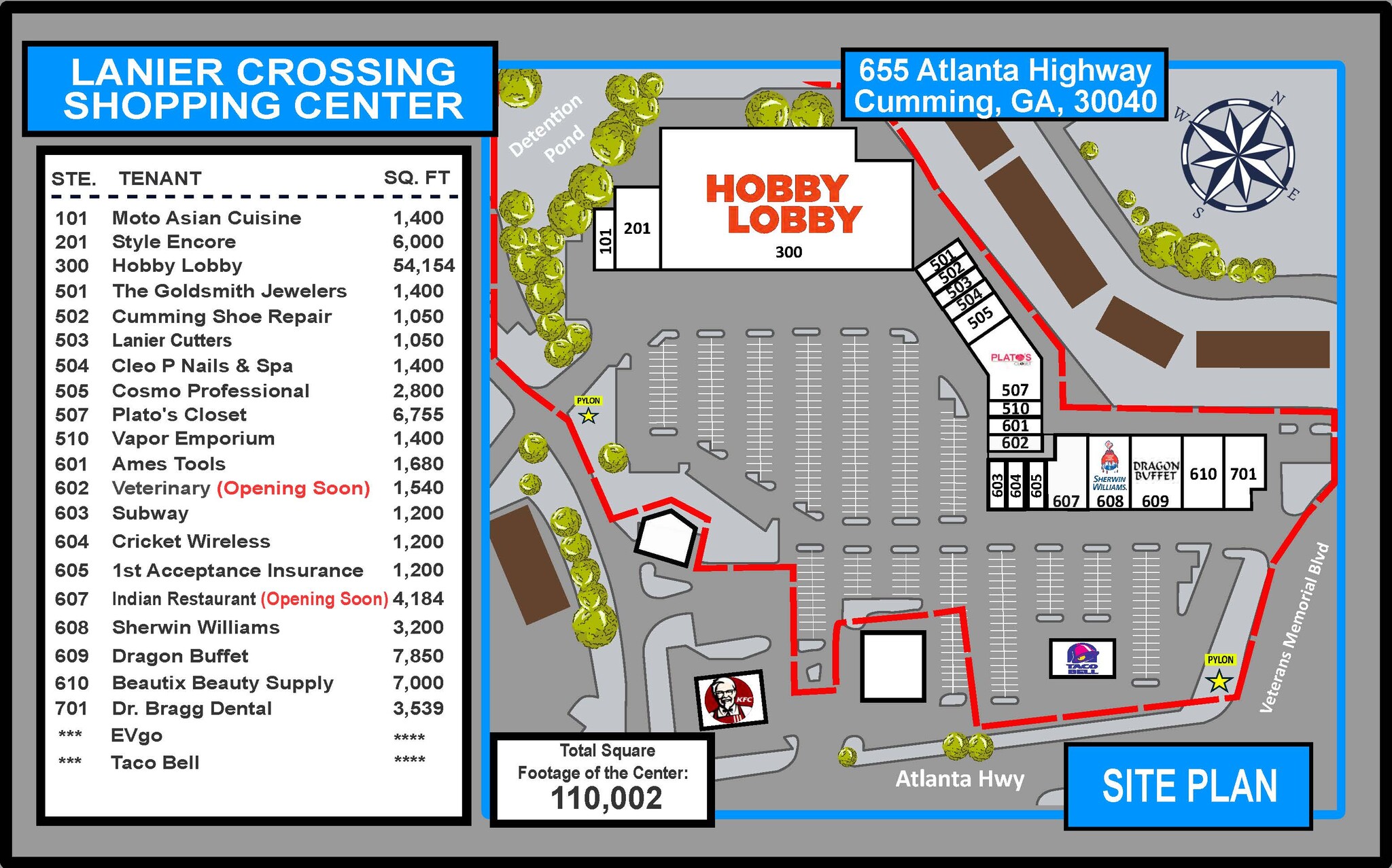 655 Atlanta Hwy, Cumming, GA for lease Site Plan- Image 1 of 1