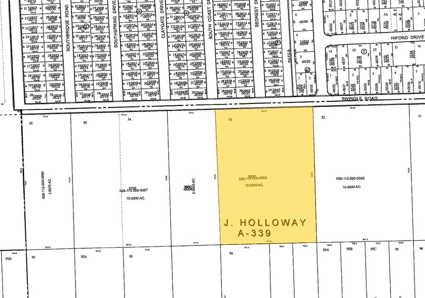 3600 Swingle Rd, Houston, TX for sale - Plat Map - Image 2 of 2