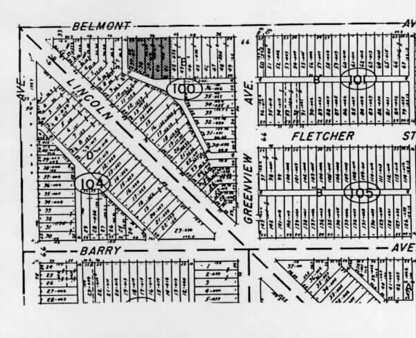 1521-1527 W Belmont Ave, Chicago, IL for lease - Plat Map - Image 2 of 4