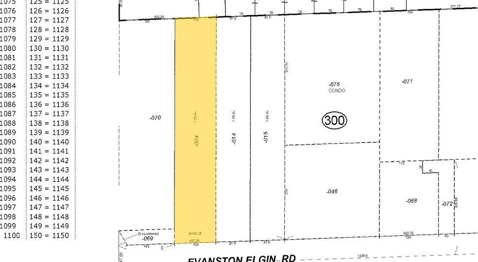 8780 Golf Rd, Niles, IL à louer - Plan cadastral - Image 3 de 6