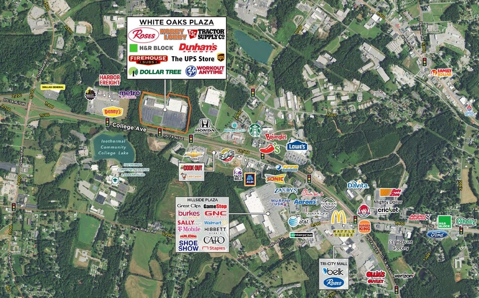 1601-1639 US Highway 74A Byp, Spindale, NC for lease - Building Photo - Image 2 of 2