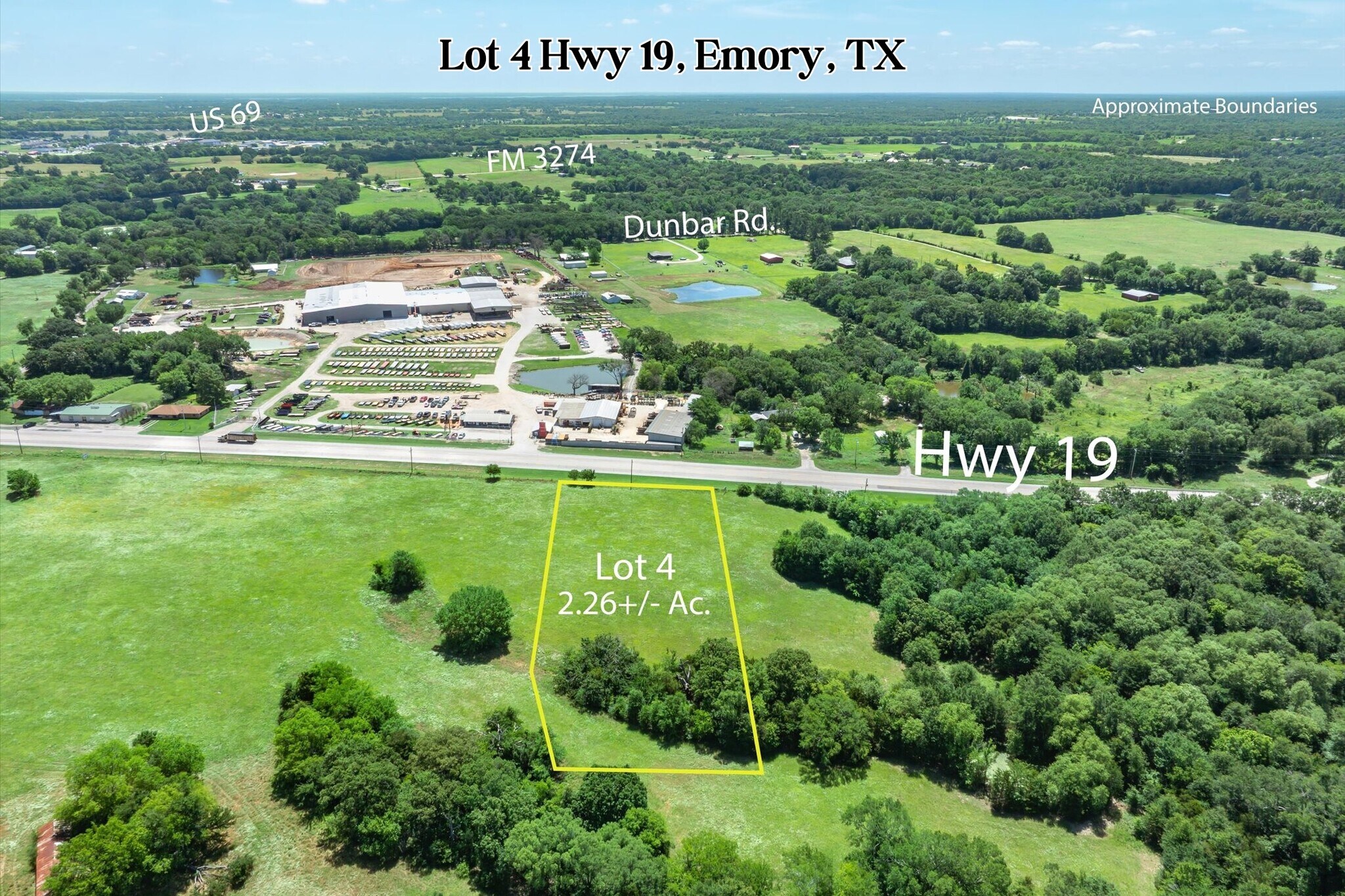 Lot 4 State Hwy 19 hwy, Emory, TX à vendre Photo principale- Image 1 de 29