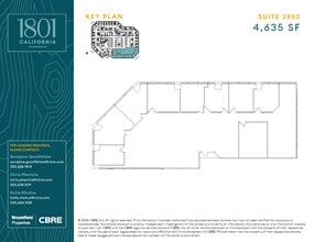 1801 California St, Denver, CO for lease Floor Plan- Image 1 of 1