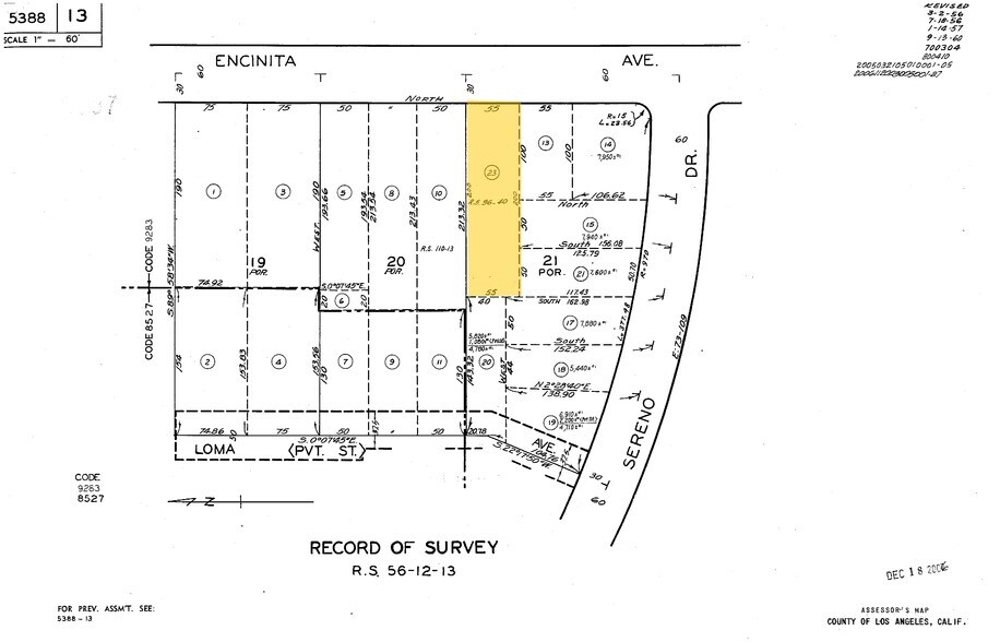 4917 Encinita Ave, Temple City, CA à vendre - Plan cadastral - Image 2 de 20