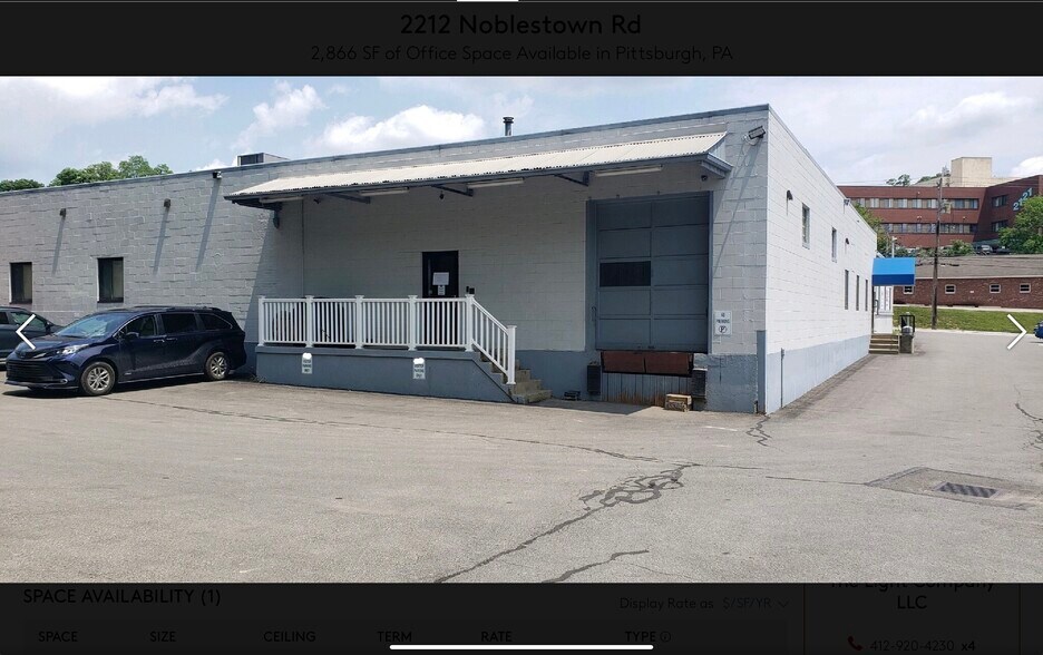 2212 Noblestown Rd, Pittsburgh, PA à louer - Photo du bâtiment - Image 3 de 10