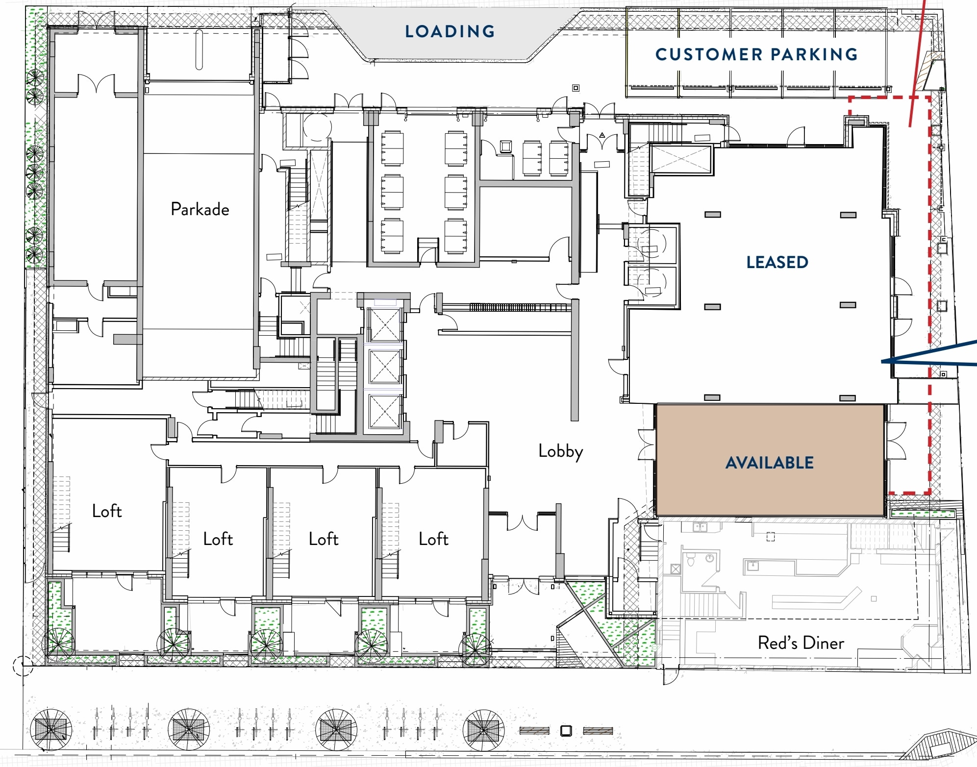 510 15 Av SW, Calgary, AB for lease Floor Plan- Image 1 of 1