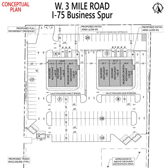 4383 I 75 Business Spur, Sault Sainte Marie, MI for lease - Site Plan - Image 2 of 3